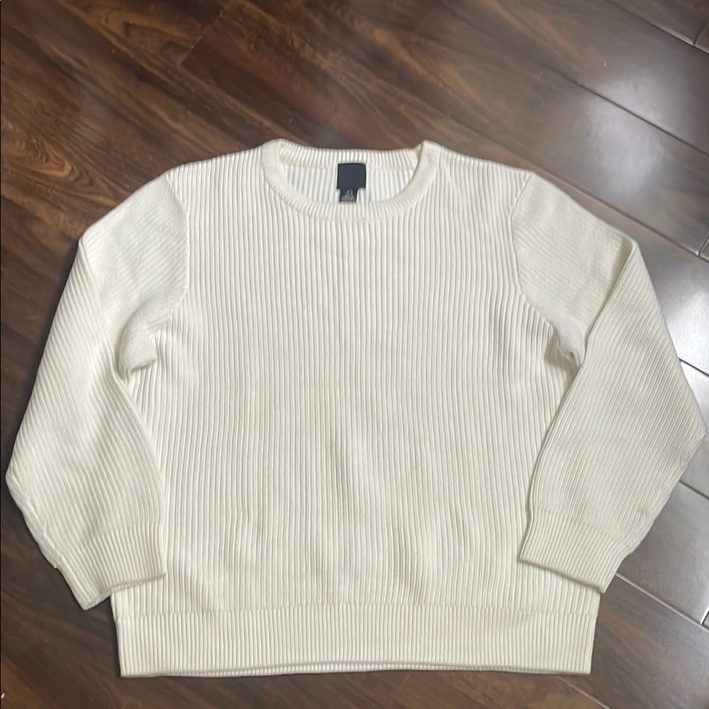 H&M men’s sweater, ivory